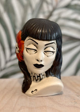 Load image into Gallery viewer, Ghoul Girl Tiki Mug Import - Black Hair
