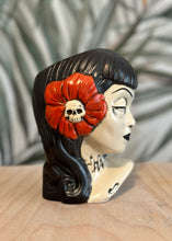 Load image into Gallery viewer, Ghoul Girl Tiki Mug Import - Black Hair