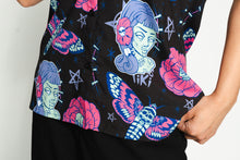 Load image into Gallery viewer, Women's Glamour Ghoul Camp Shirt