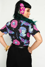 Load image into Gallery viewer, Women's Glamour Ghoul Camp Shirt