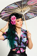 Load image into Gallery viewer, Women's Glamour Ghoul Camp Shirt