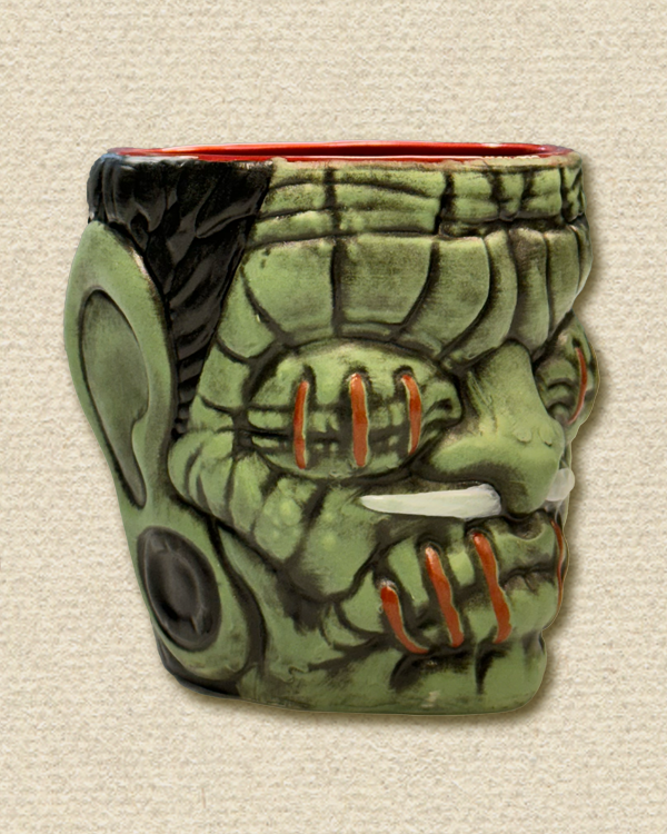 Shrunken Head Import Tiki Mug - Green – Biggs Studio
