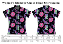 Load image into Gallery viewer, Women's Glamour Ghoul Camp Shirt