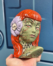 Load image into Gallery viewer, &quot;Infected&quot; Ghoul Girl Tiki Mug - Red Hair
