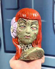 Load image into Gallery viewer, &quot;Infected&quot; Ghoul Girl Tiki Mug - Red Hair
