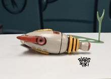 Load image into Gallery viewer, Raygun Water Pipe - grey/red/orange
