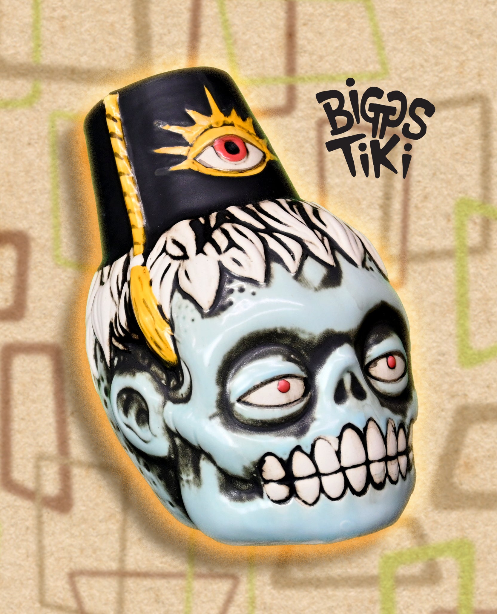 Zombie Fez Import Mug - Blue