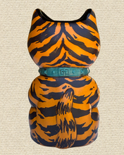 Load image into Gallery viewer, Cut Guts Tiki Mug - Tiger Striped Stoneware
