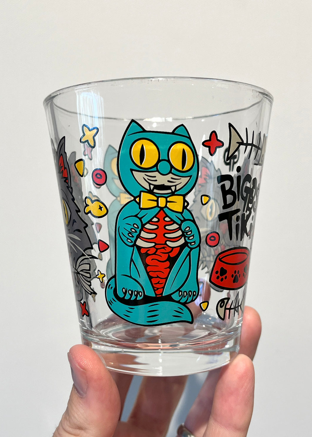 Cat Guts Mai Tai Glass - Blue