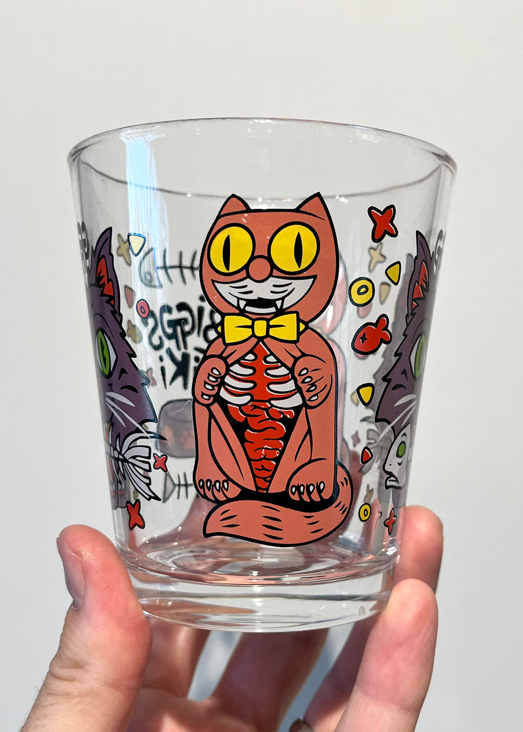 Cat Guts Mai Tai Glass - Pink