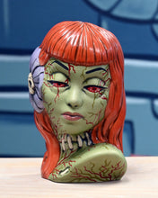 Load image into Gallery viewer, &quot;Infected&quot; Ghoul Girl Tiki Mug - Red Hair, Bloodshot
