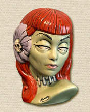 Load image into Gallery viewer, Ghoul Girl Tiki Mug Import - Red Head
