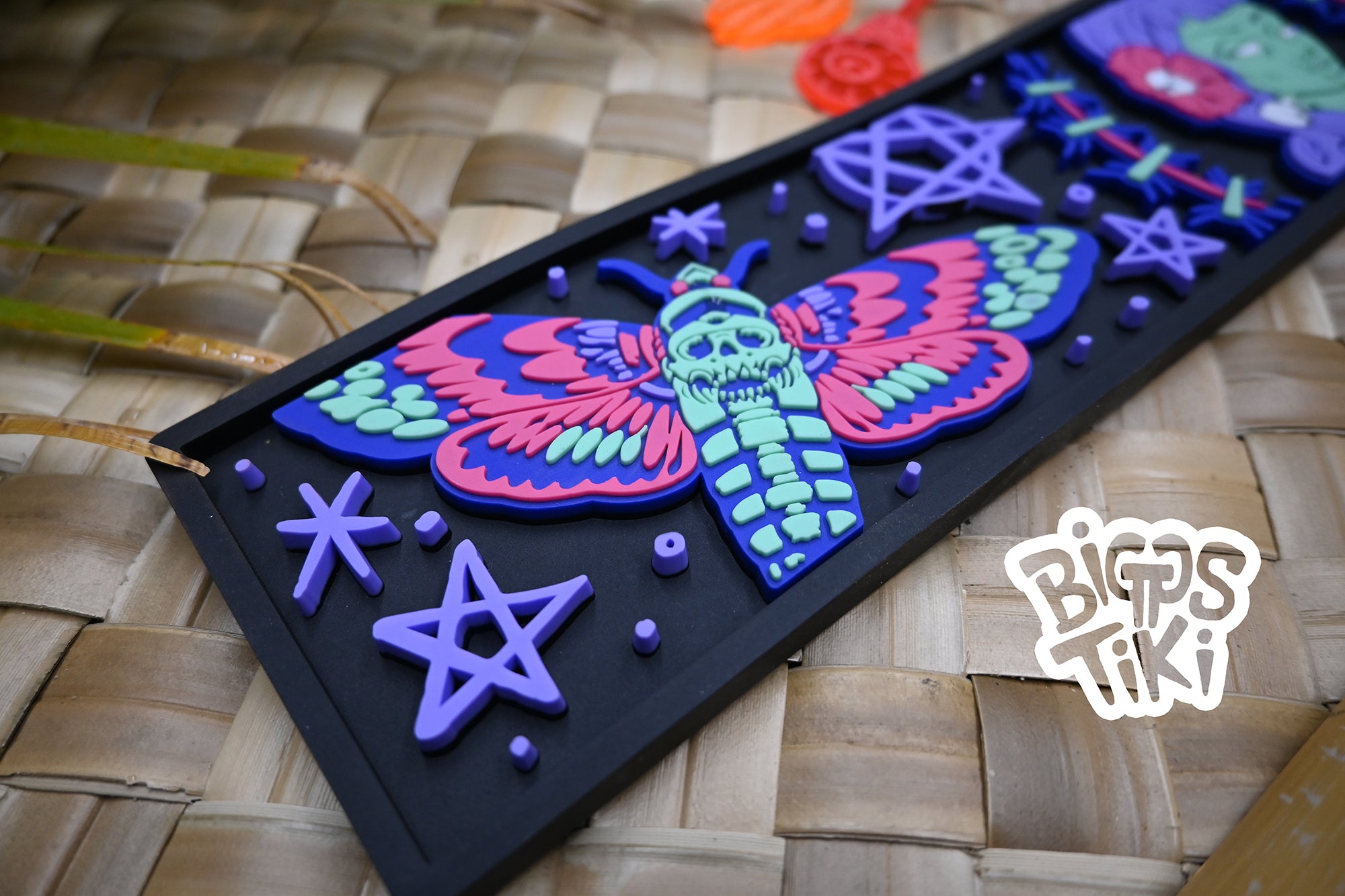 Biggs Tiki Glamour Ghoul Bar Mat – Biggs Studio