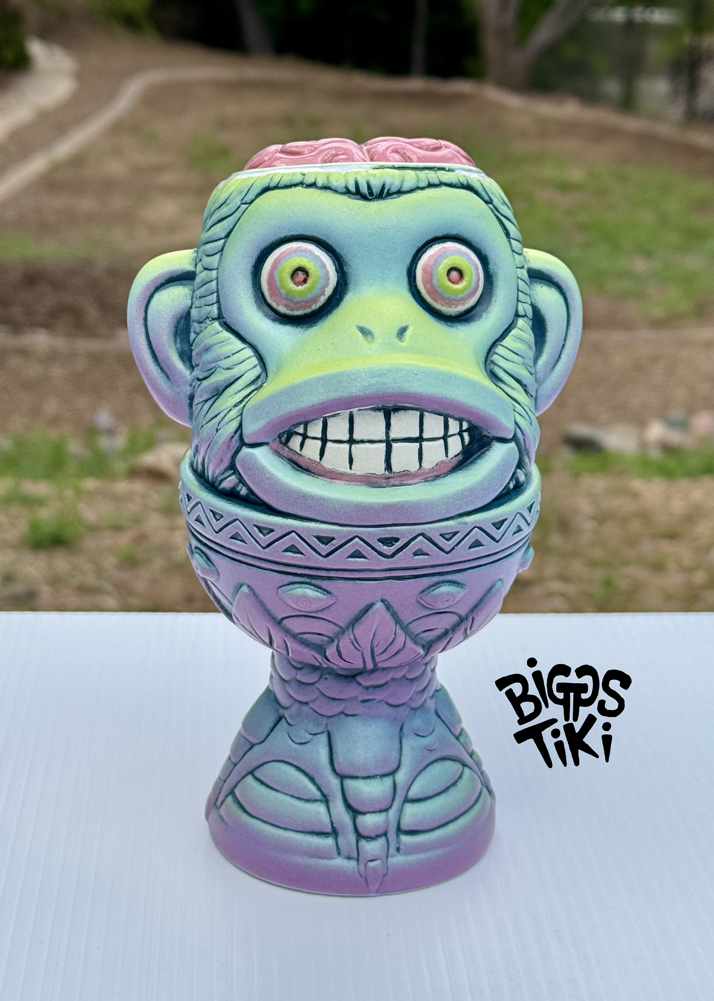 Monkey Brains Tiki Mug - Atomic – Biggs Studio