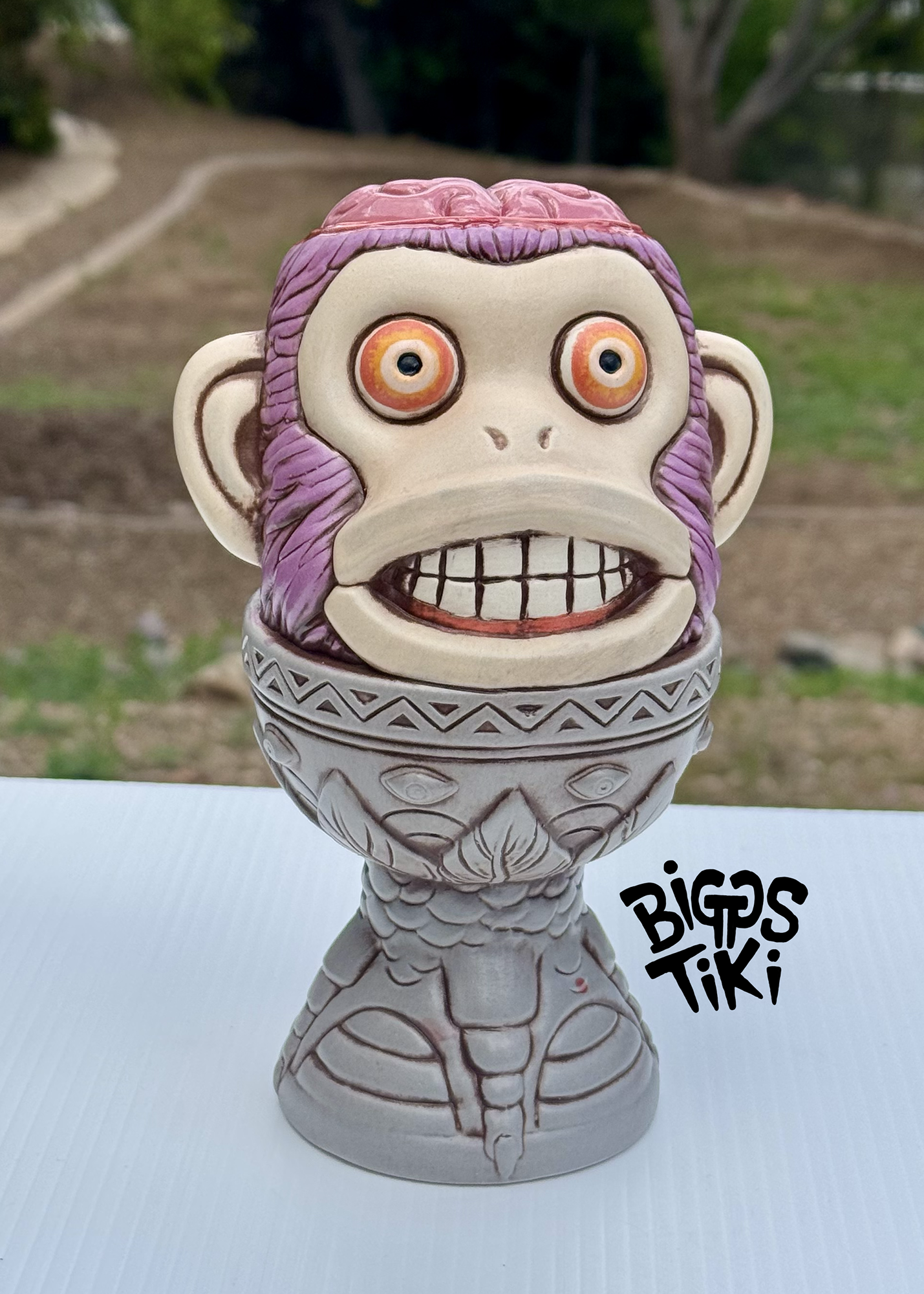 Monkey Brains Tiki Mug Limited Edition - Purple – Biggs Studio