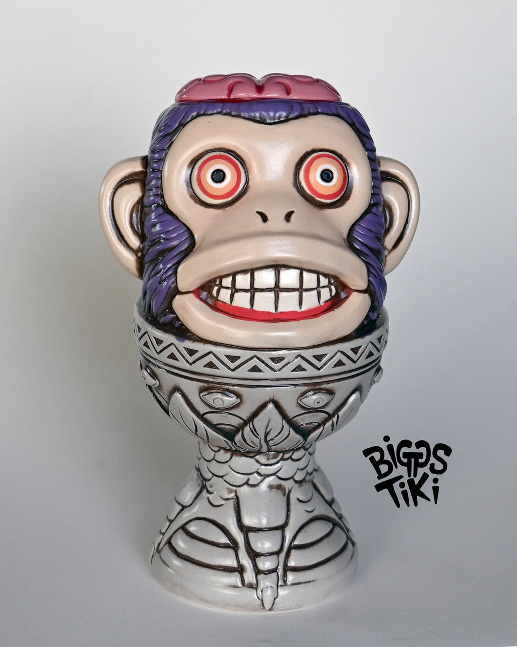 Monkey Brains Tiki Mug - Purple