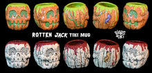 Load image into Gallery viewer, Pumpkin Skull Tiki Mug - Orange
