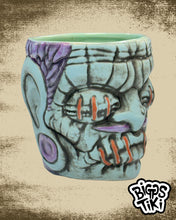 Load image into Gallery viewer, Shrunken Head Import Tiki Mug - Blue
