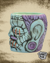 Load image into Gallery viewer, Shrunken Head Import Tiki Mug - Blue
