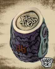 Load image into Gallery viewer, Shrunken Head Import Tiki Mug - Blue
