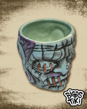 Load image into Gallery viewer, Shrunken Head Import Tiki Mug - Blue
