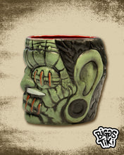 Load image into Gallery viewer, Shrunken Head Import Tiki Mug - Green
