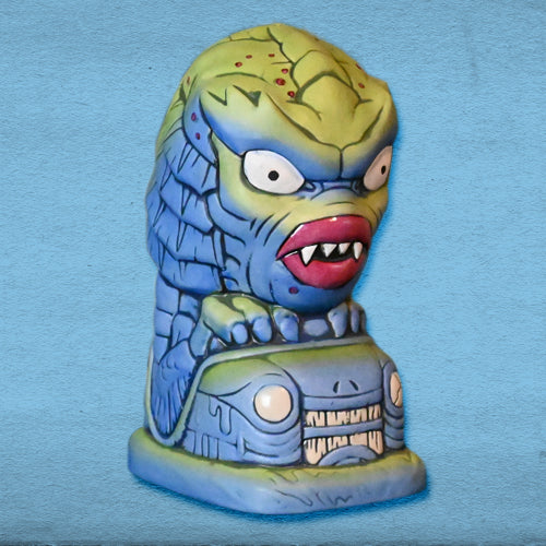 Creature Bumper Car Tiki Mug - Blue Fade