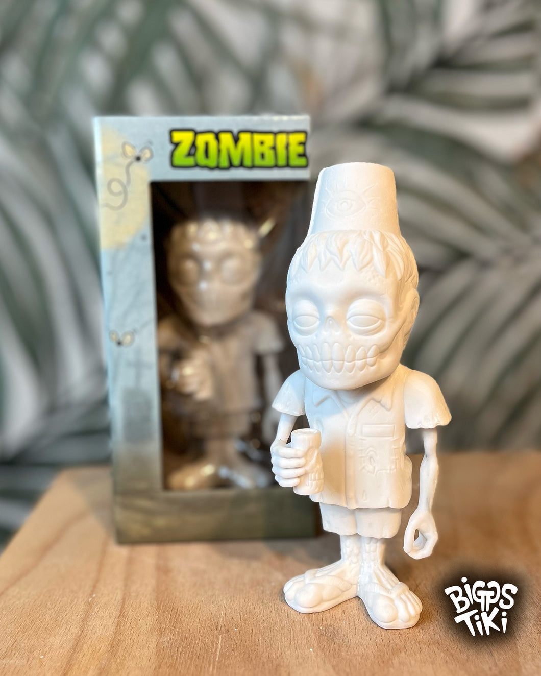 Zombie Fez Figurine - Blank