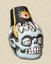 Load image into Gallery viewer, Zombie Fez Import Mug - Blue
