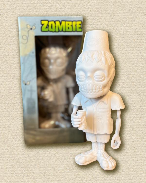 Zombie Fez Figurine - Blank – Biggs Studio